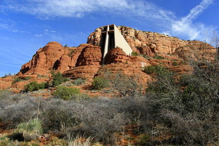 DIE KAPELLE, DIE STATT AUF DEM GELLÉRT-BERG IN ARIZONA STEHT