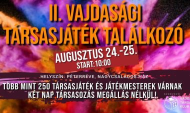 II. vajdasági társasjáték találkozó