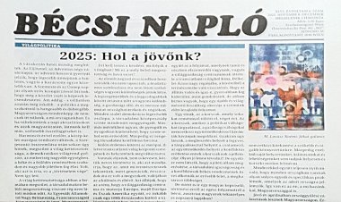 Megjelent a Bécsi Napló 2025. évi 6.száma